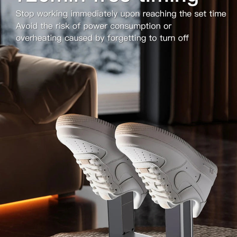 New Electric Shoe Dryer Machine with Deodorizing & Sterilizing Function, Adjustable Timing Extension Footwear Dryer for Home Use