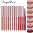 Matte Mauve Lipstick Pencil – Long-Lasting Waterproof Non-Stick Velvet Lipliner Crayon
