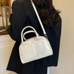 Women’s Transparent Display Window Crossbody Handbag with Top Handles