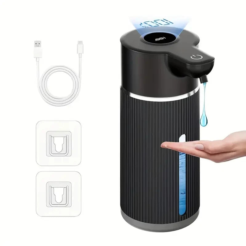 420ML Automatic Smart Sensor Soap Dispenser – Wall-Mounted Electric Foam & Liquid Pump