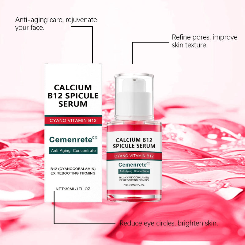 Calcium Skincare Set Anti-Aging Facial Serum, Eye Patches & Multi Balm for Fine Lines and Dark Circles Care