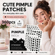 360PCS Heart & Star Acne Pimple Patches – Hydrocolloid Blemish Spot Stickers