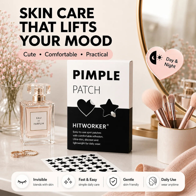360PCS Heart & Star Acne Pimple Patches – Hydrocolloid Blemish Spot Stickers
