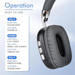 Fashion Bluetooth Headphones Wireless Over-Ear Headsets with Microphone Volume Control for Sports And Running Headset Game