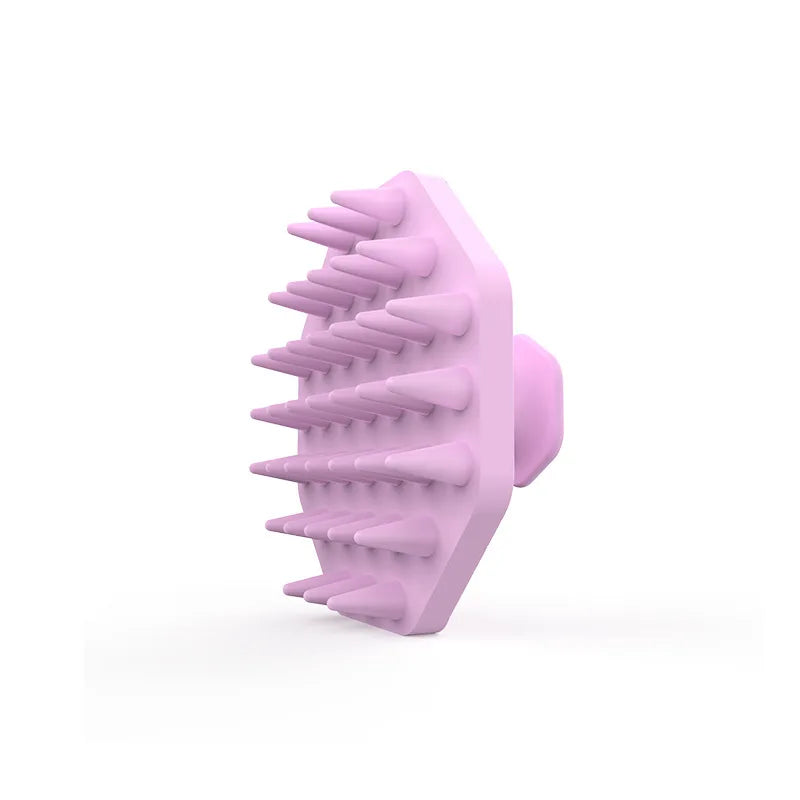 Shampoo Brush Silicone Scalp Massager – Soft Hair Washing Brush for Deep Cleaning