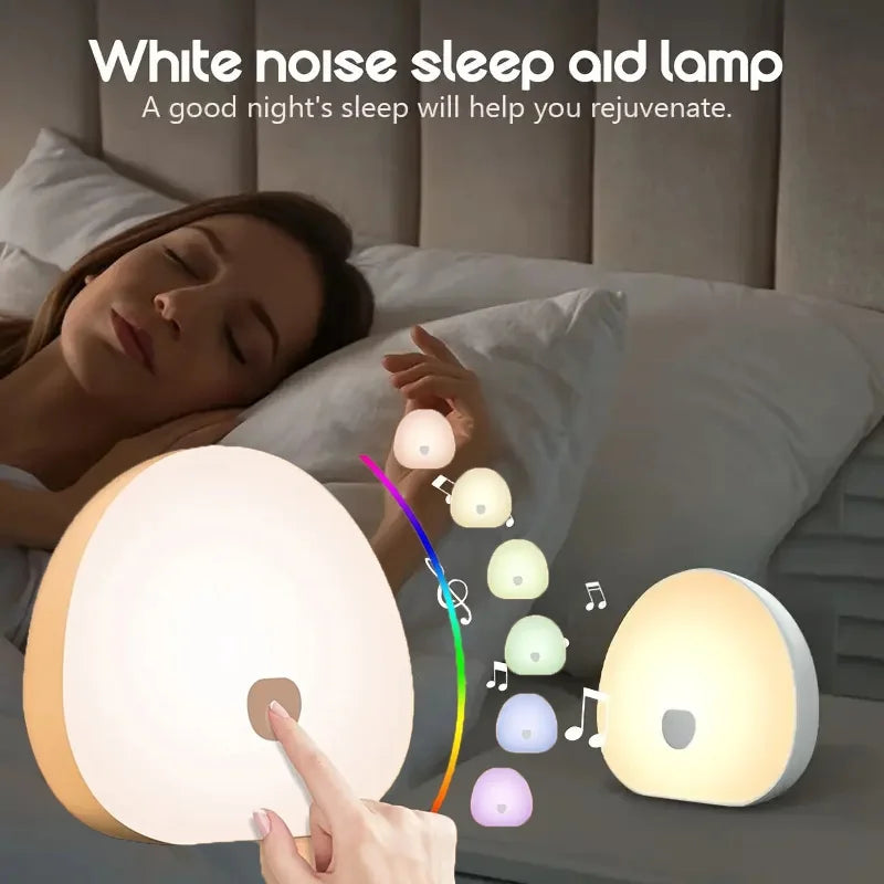 White Noise Night Light with 7 Color Ambient Light