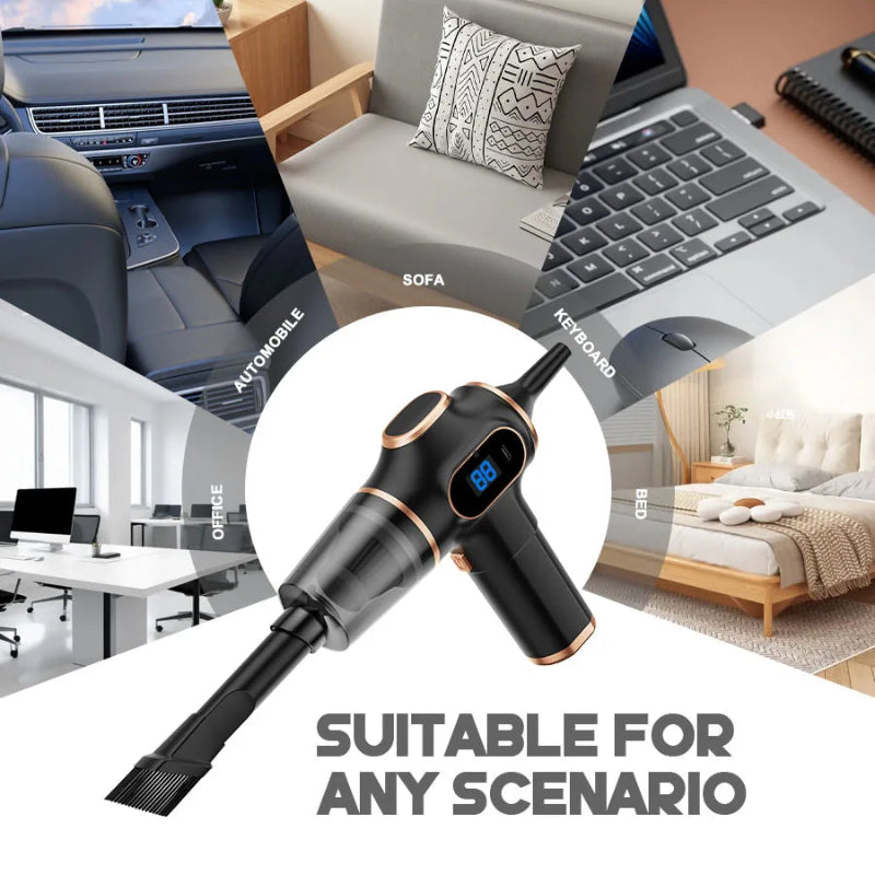 NEW ABS Wireless Car Vacuum Cleaner Mini High-Power Portable
