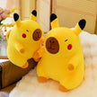 Pikachu Capybara Plush Toy – Yellow Soft Stuffed Pillow, 30, 38 & 50 cm