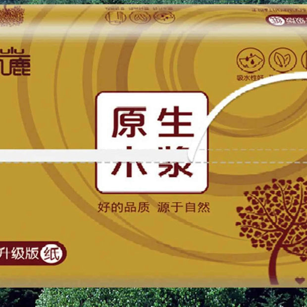 5 Packs of Drawing Paper Thickened Paper Towels Native Wood Pulp Drawing Handkerchiefs Extractable Paper Towels Car Facial Tissu