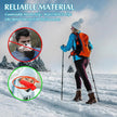 1PC Orange Emergency Safety Whistle with Reflective Lanyard for Camping, Hiking, Kayaking and Fishing