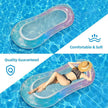 Inflatable Adult Swimming Pool Lounge Chair Floating Boat - Large Beach Daylight Bath Floating Raft Daylight Bath Lounge Water Floating Row, High-Looking Swimming Pool Floating Tube