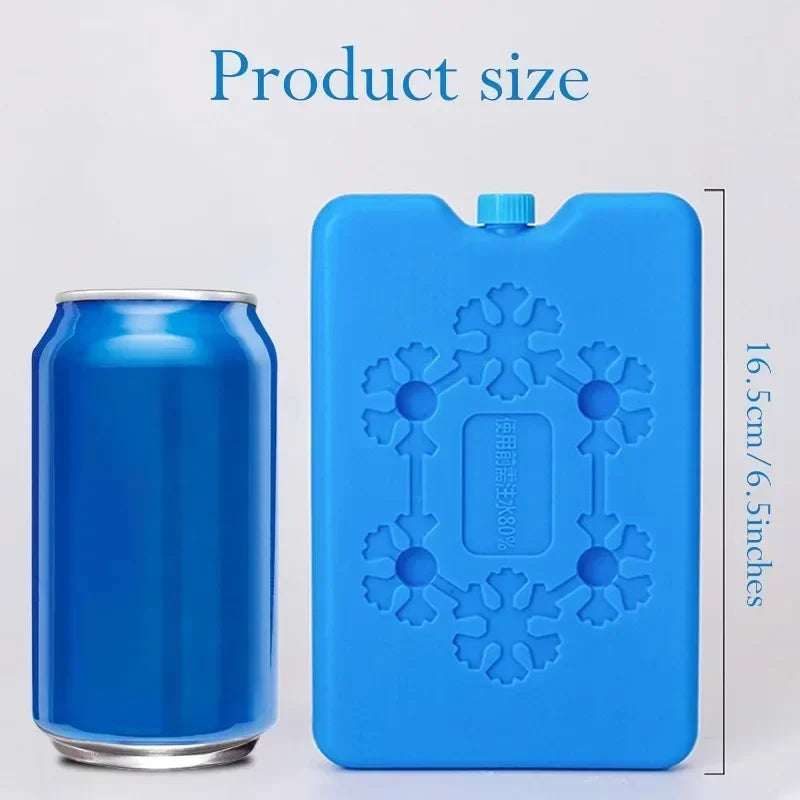 Reusable Ice Pack Water Injection Cooler Box for Lunch Bags & Fresh Food Storage