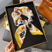 Set of 24 Silk Scarves – Colorful Printed Fashion Accessories