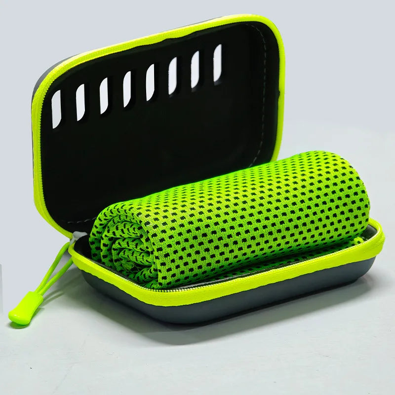 30×80cm Cooling Sports Towel with EVA Case