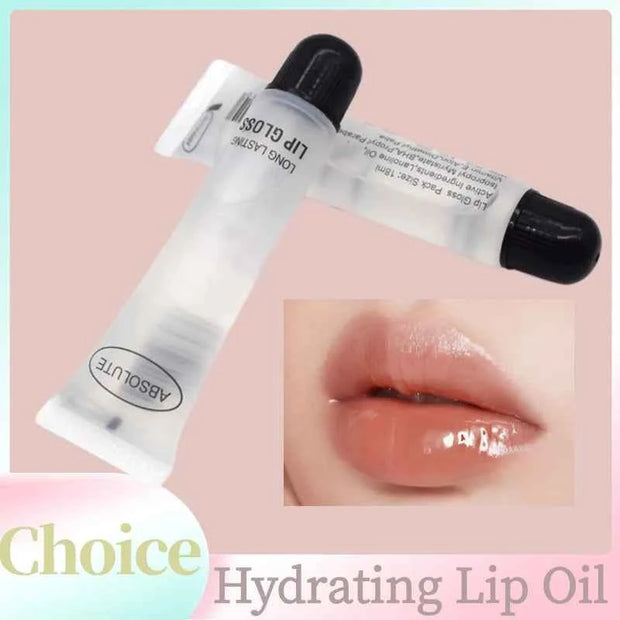Absolute Hydrating Lip Oil – Clear Gloss Moisturizing Lip Plumper for Smooth & Glossy Lips