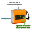 WESTTUNE Rechargeable Portable Electric Air Pump with Inflation, Deflation, LED Display and Nozzle Set