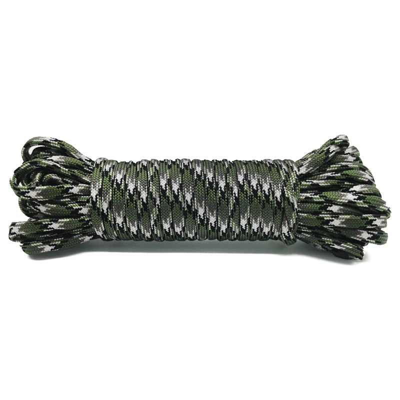 550 Paracord Rope 4mm 7-Core Survival Cord 5m/15m/30m Outdoor Camping Hiking Utility Rope