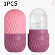 Silicone Cube Tray Shape Facial Ice Roller Reusable Face Massage Roller Skin Care Tool