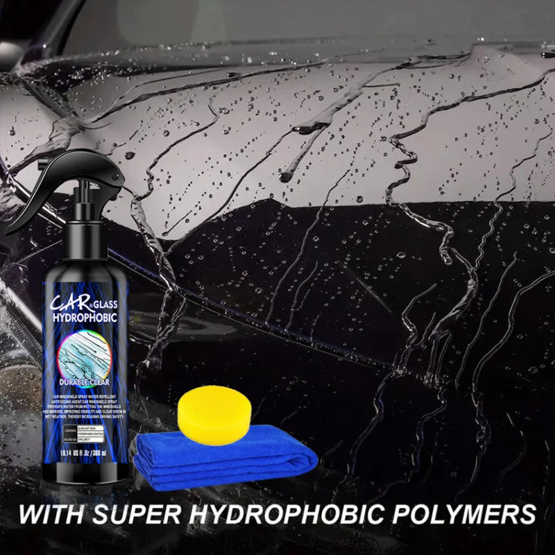 Water Repellent Spray Anti Rain Coating for Car Glass Hydrophobic Windshield Mirror Auto Polish Kit