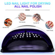 SUN X19MAX 72LED Super Sunuvled Nail Lamp with Digital Timer