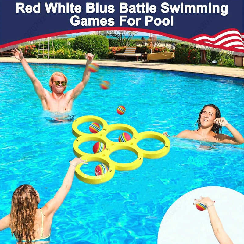 Inflatable Pool Pong Game – Summer Water Fun