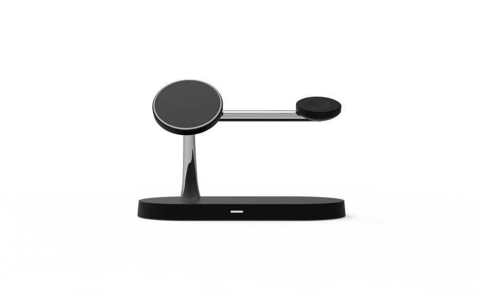3-in-1 Magnetic Wireless Charger Stand – Fast Charging Station for iPhone, Apple Watch & AirPods
