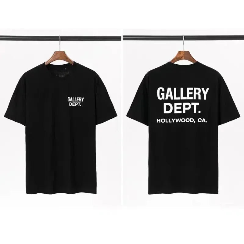 GALLERY DEPT. Hollywood CA Graphic Short Sleeve T-Shirt – Black & White