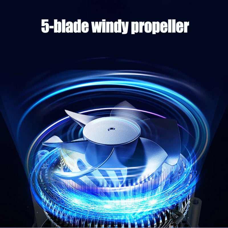 TIASTHAN 30000mAh Rechargeable Waist Clip Fan with 7 Speeds, Digital Display and Power Bank Function