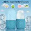 「Silicone Cube Tray Shape Face Facial Ice Roller Massage Face Massage Roller Facial Reusable Ice Face Roller Skincare Tool」