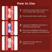 Electric Scalp Massage Comb with Light Therapy & Oil Applicator