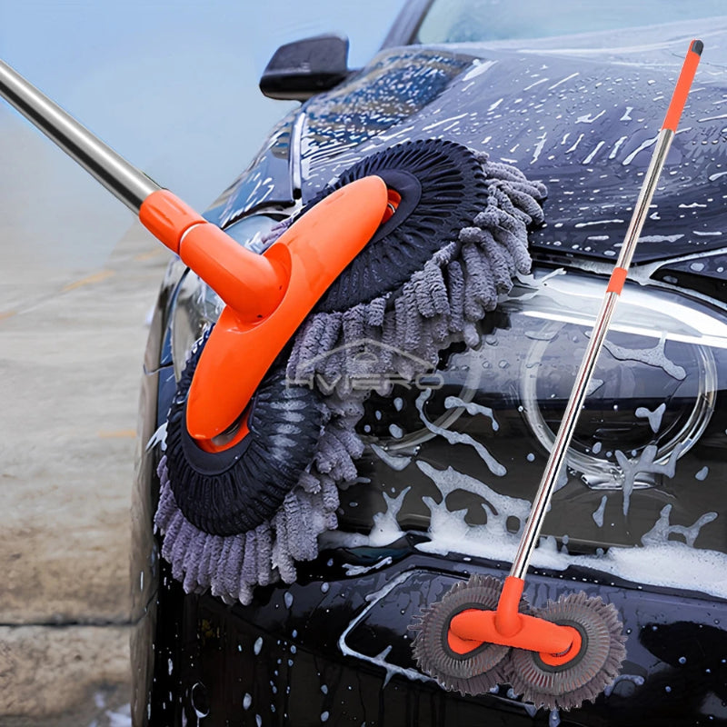 1X Car Cleaning Wash Multipurpose Kit – Microfiber Brush Mop Sponge Wipe Auto & Home Cleaning Tools