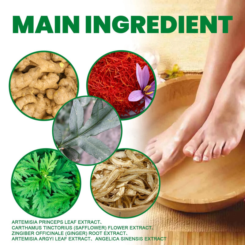 Natural Herbal Mugwort Foot Soak Bath Bags Relaxing Foot Care