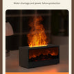 VISSKO Creative Fireplace Air Humidifier with LED Flame Light, Aroma Essential Oil Diffuser, Remote Control & Auto-Off Function