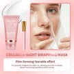 Korean Collagen Overnight Wrapping Peel Off Facial Mask Moisturizing Hydrating Brightening Skin Care Mask