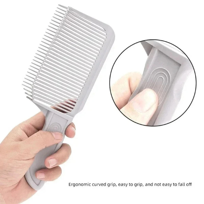 Professional Fading Comb Hair Cutting Comb for Men | Barber Clipper Blending Flat Top Styling Tool