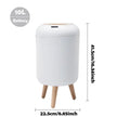 Automatic Smart Trash Can with Lid – Small Plastic Motion Sensor Waste Bin for Bedroom, Bathroom & Kitchen