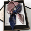 Women’s Printed Square Hair Scarf for Neck and Bag Styling