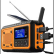 Sayin Solar Hand Crank Emergency Radio – 5000mAh Power Bank, DAB+/FM, Bluetooth & LED Flashlight
