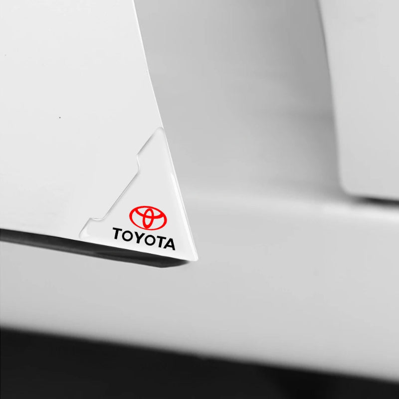 2Pcs Silicone Car Door Corner Protector Sticker for Toyota CH-R Corolla RAV4 Prius Yaris Anti-Collision Guard Cover