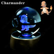 Pokémon 3D Crystal Ball Night Light with Color-Changing LED Base