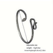 New Creative Retro Snake Shape Bracelets 925 Sterling Silver Jewelry Personality Temperament Animal Opening Bangles SL030