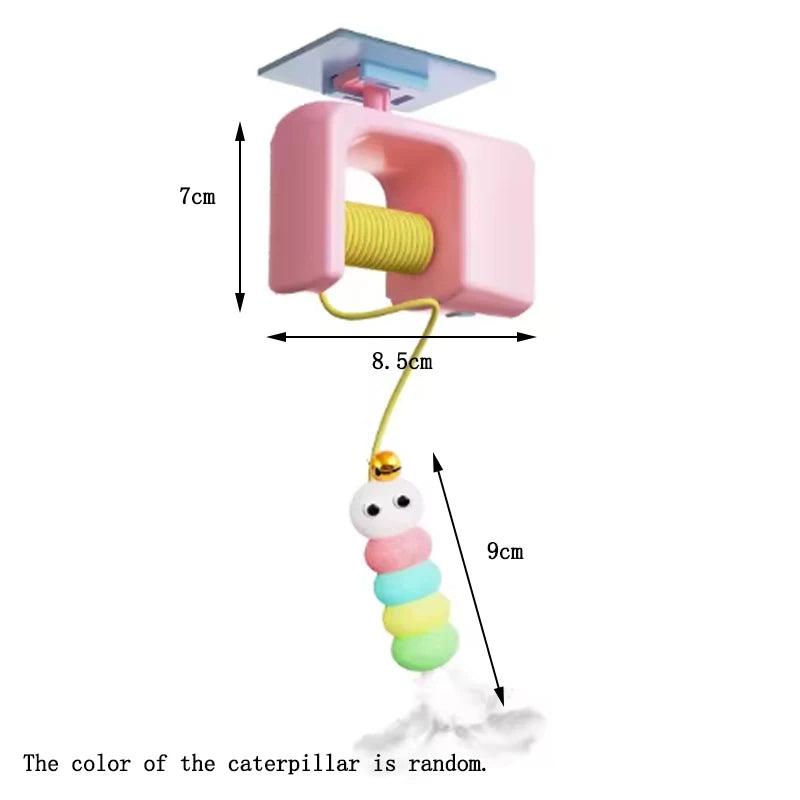 Automatic Interactive Cat Toy with Hanging Ball | Electric Self Play Cat Exercise Toy for Indoor Cats