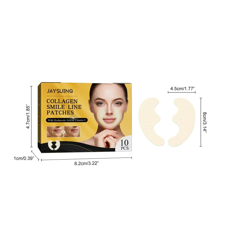 Jaysuing Collagen Smile Line Patches – 10 Pcs