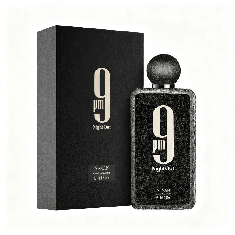 Afnan 9 PM Night Out Extrait De Parfum 100ml (3.4 oz) Unisex Fragrance