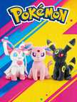 Pokémon Eevee Evolution Plush Toys – Eevee, Sylveon, Umbreon & More, 10-Inch Soft Plush