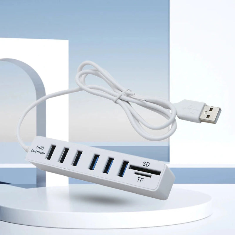 HUB USB Multi-Port Card Reader Hub