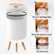 Automatic Smart Trash Can with Lid – Small Plastic Motion Sensor Waste Bin for Bedroom, Bathroom & Kitchen