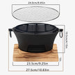 KL1 Cast Iron Charcoal & Alcohol Stove Portable Outdoor Cooking Stove for Camping, Picnic, BBQ & Preppers Gear