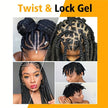 GOIPLE Strong Hold Braid Gel – High Shine Moisturizing Edge Control for Braids, Locs & Twists