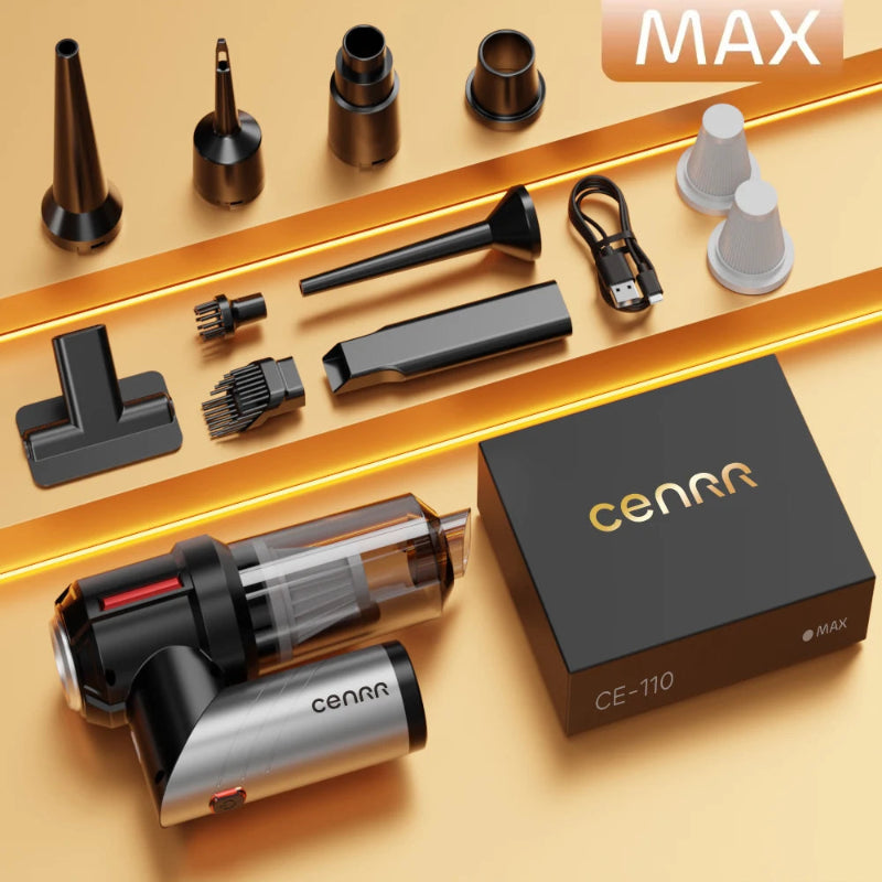 CENRR Mini Car Vacuum Cleaner 998000Pa Powerful Cordless Portable Handheld Vacuum & Blower